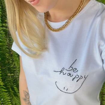 Camiseta Be Happy