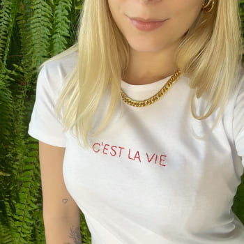 Camiseta C'est La Vie