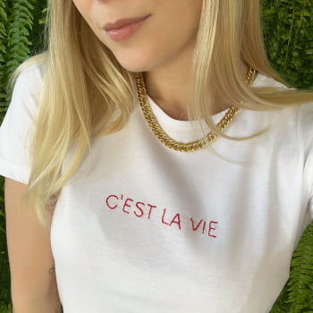 Camiseta C'est La Vie