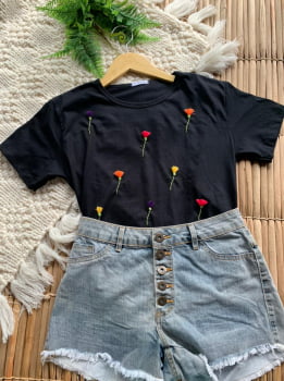 Camiseta Jardim Florido