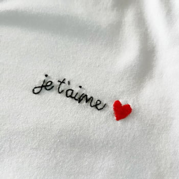 Camiseta Je t'aime 