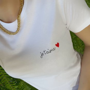 Camiseta Je t'aime 