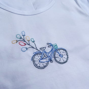 Camiseta Infantil Bicicleta