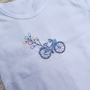 Camiseta Infantil Bicicleta