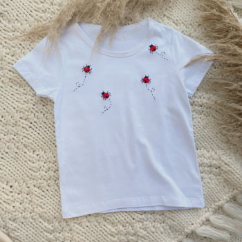 Camiseta Infantil Joaninhas