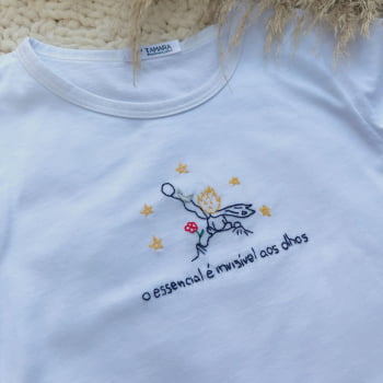 Camiseta Infantil Pequeno Príncipe