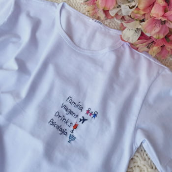 Camiseta Personalizada Biografia