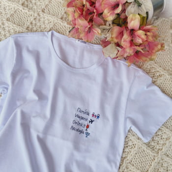 Camiseta Personalizada Biografia